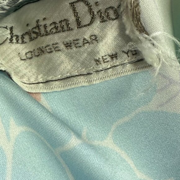 Vintage 1960s Christian Dior for Saks Fifth Avenue Lounge Dress / Hostess Gown - Picture 5 of 5
